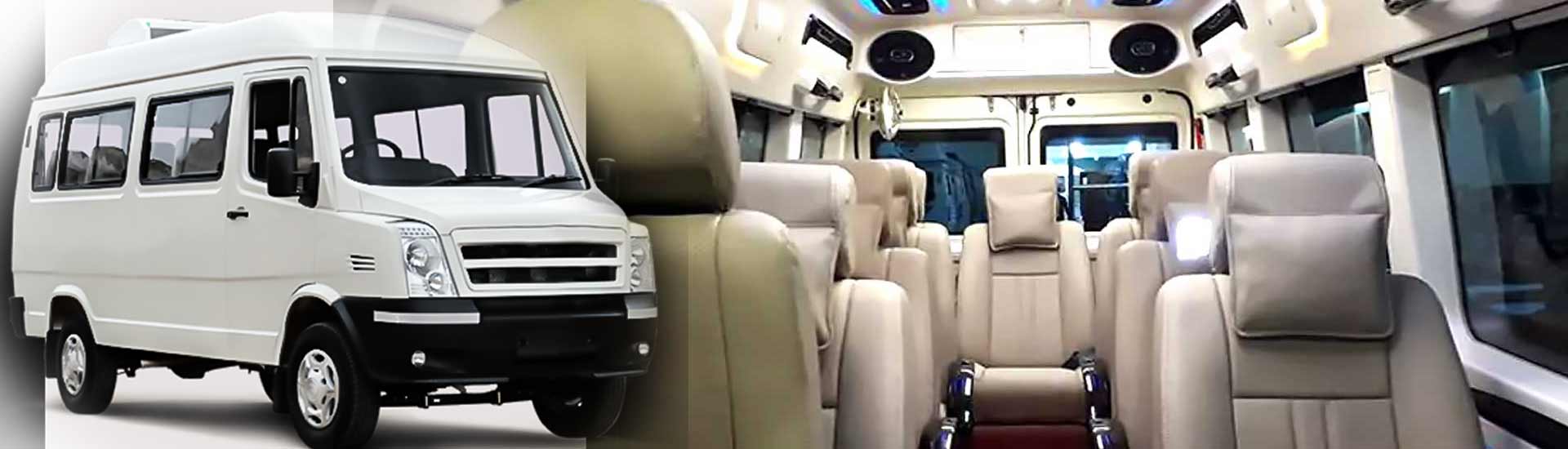 Rent a Tempo Traveller Refined Comfort on Wheels
